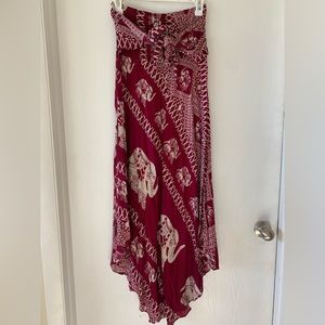 Tori Wear Hippie strapless dress